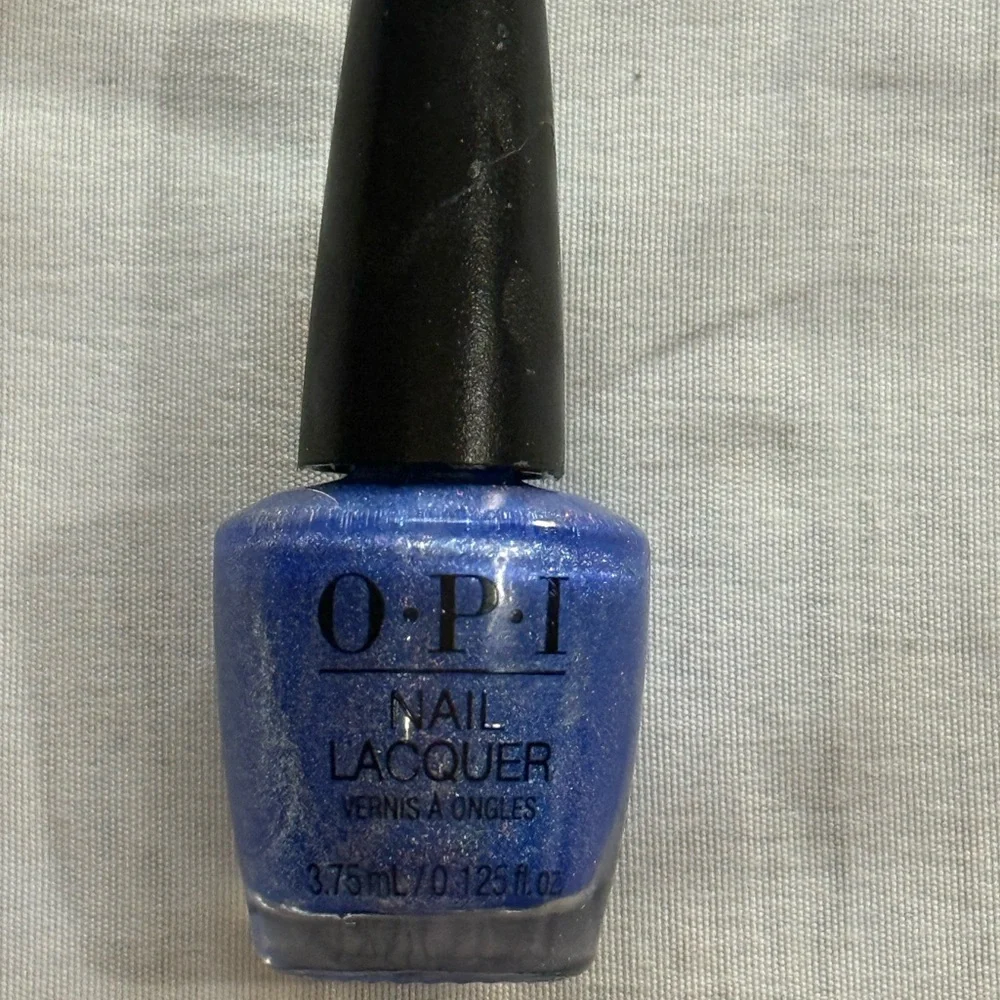OPI Mini Nail Polish Bundle 5 Colors + Mini Glitter Nail File Manicure Set